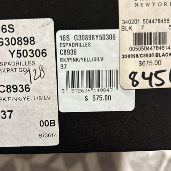 CHANEL TWEED ESPADRILLES! (With Original box and bag) SIZE 37 BLACK - Picture 8 of 8